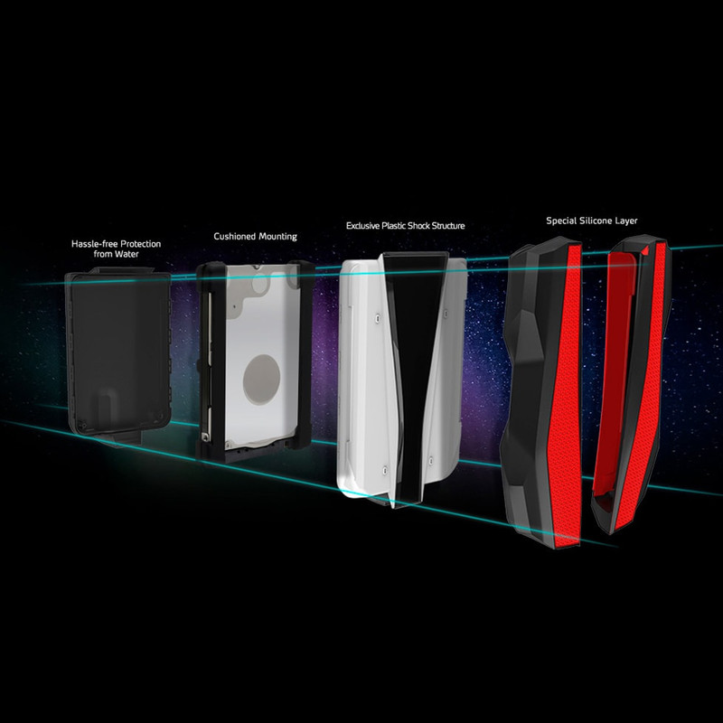 هارد اکسترنال ای دیتا مدل HD770G  ظرفیت دو ترابایت دارای رابط USB Type-A 3.2