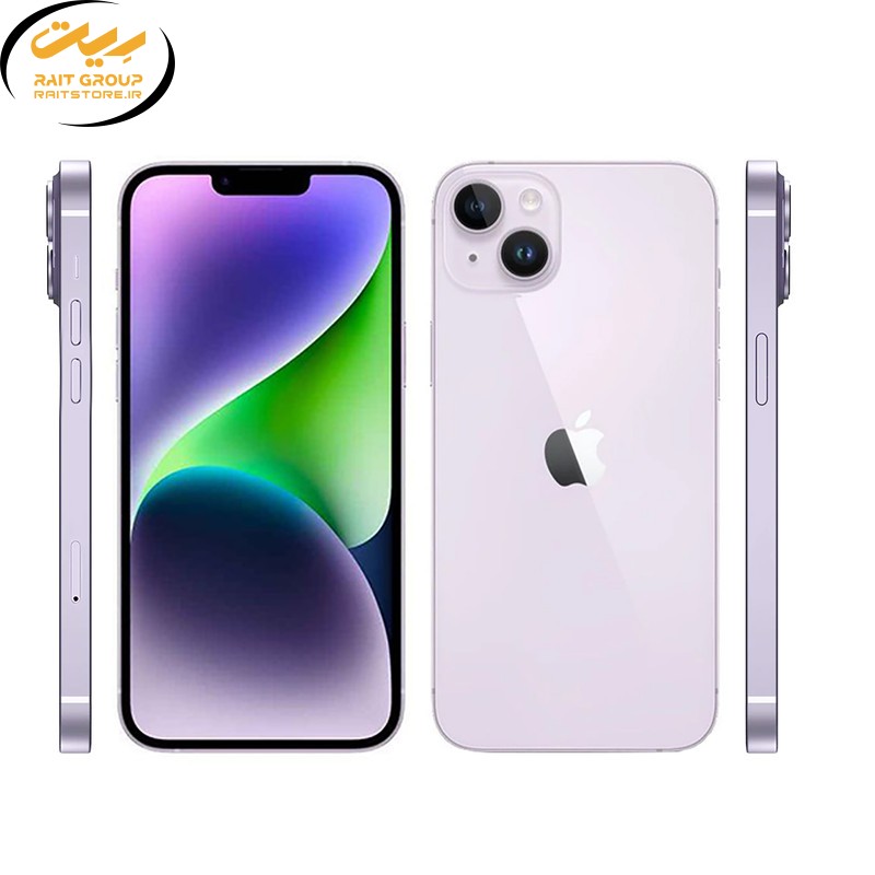 گوشی موبایل اپل مدل iPhone 14 CH دو سیم کارت ظرفیت 128 گیگابایت و رم 6 گیگابایت - به همراه شارژر 20 وات اپل