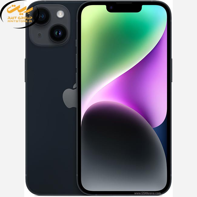 گوشی موبایل اپل مدل iPhone 14 CH دو سیم کارت ظرفیت 128 گیگابایت و رم 6 گیگابایت - به همراه شارژر 20 وات اپل