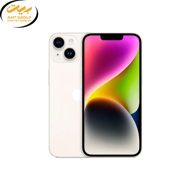 گوشی موبایل اپل مدل iPhone 14 CH دو سیم کارت ظرفیت 128 گیگابایت و رم 6 گیگابایت - به همراه شارژر 20 وات اپل